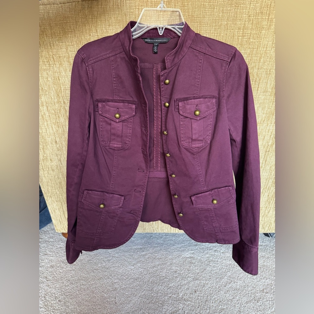 Women's Plum Colored Jacket
